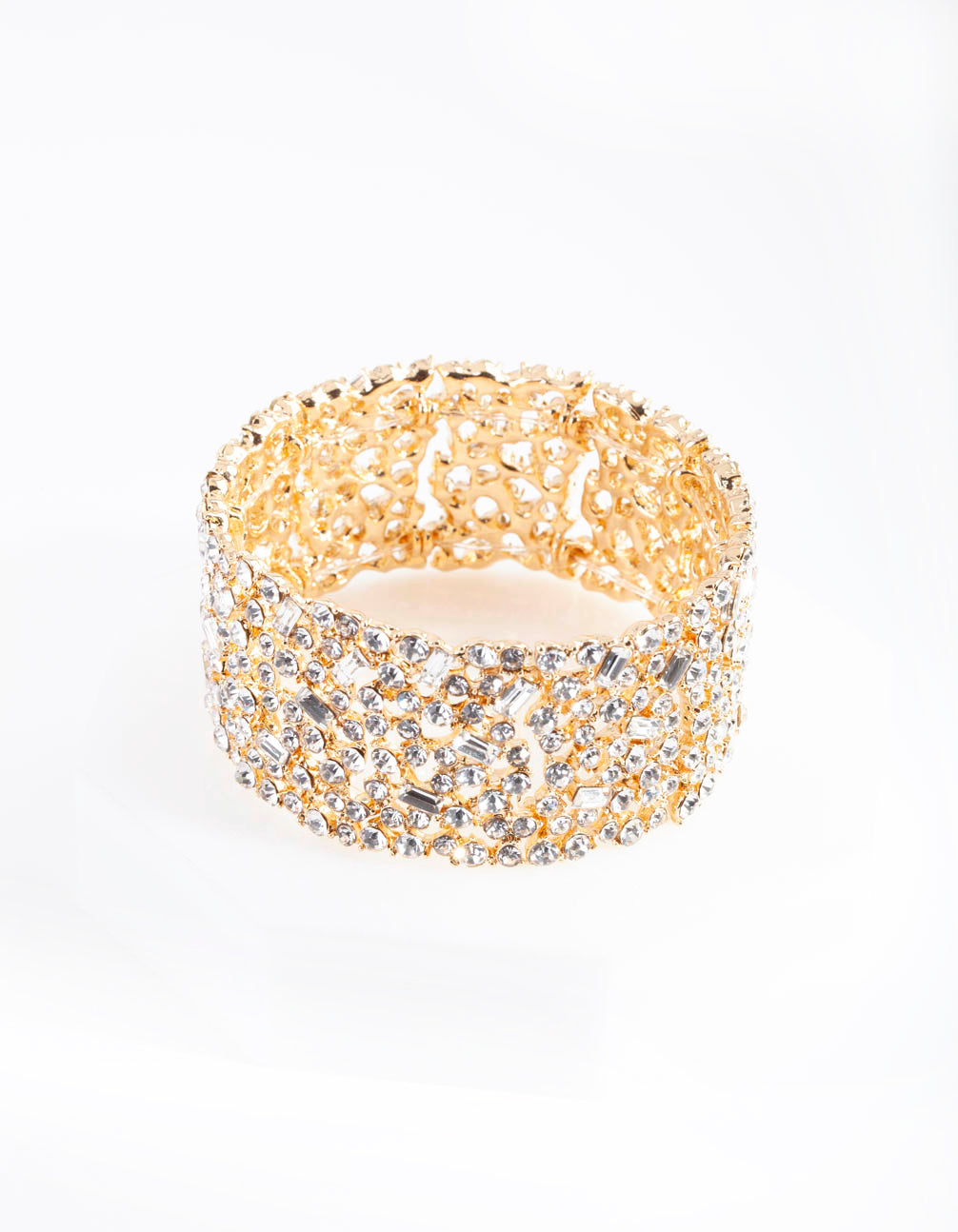 Embellished Stone Stretch Bracelet