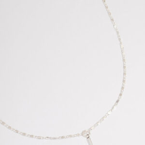 Flat Chain Stick Necklace
