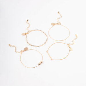 Ball Chain Bracelet 4-Pack