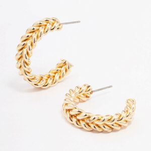 Braided Hoop Earrings