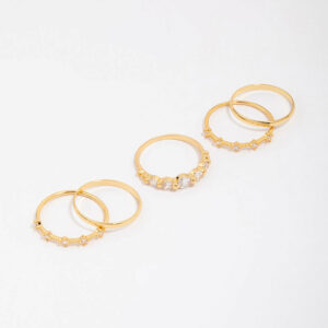 Dainty  Stacking Ring 5-Pack