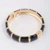 Black & Square Bangle