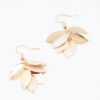 Textured Leaf Earrings
